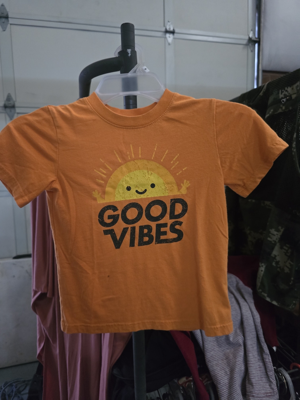 Circo Orange 'Good Vibes' Sun Graphic Tee